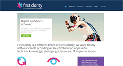 Desktop Screenshot of firstclarity.com